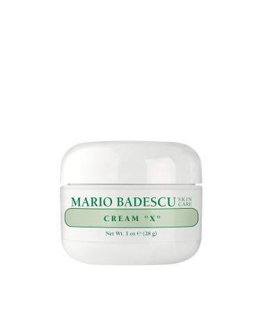 Mario Badescu Cream X - Face Cream Infused with Salicylic Acid Rice Bran Oil and Vitamin E - Gentle Exfoliating and Hydrating Face Moisturizer for Men and Women 1 Oz