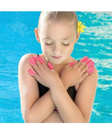 50 Pcs UV Protection Tanning Finger Tips - Pink Nail Polish & Gel Remover Caps for Tanning Beds - Buy Online on GoSupps.com