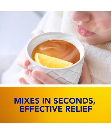 DayQuil Hot Remedy Cold Flu & Congestion Medicine Daytime Non-Drowsy Relief for Fever & Headache Sore Throat Pain Nasal Congestion Cough Multi-Action Honey Lemon Flavoured 8 Powder Packets - Buy Online on GoSupps.com