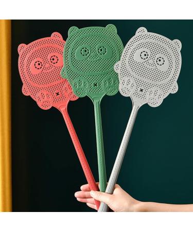KKRAUS 3 Pack Fly Swatter Manual Durable Plastic Long Handle Fly Swatters Set Home Kitchen Flyswatter for Indoor Outdoor Fly Killer - Buy Online on GoSupps.com