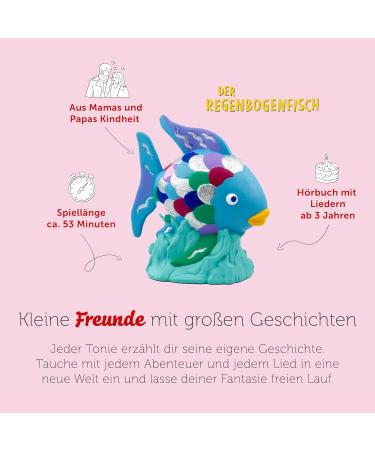 Shop Tonies Rainbow Fish Audiobook Figure for Toniebox | Stories & Songs for Kids Age 3+ | 53-Minute Playtime - Buy Online on GoSupps.com