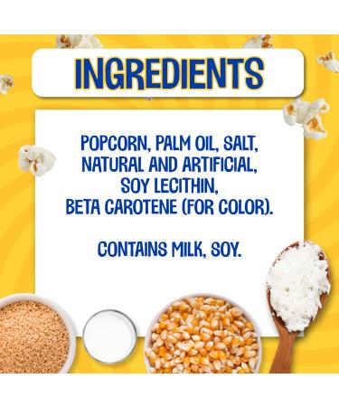 Cousin Willie's Buttery Explosion Microwave Popcorn Bags (4 Boxes, 12 Bags) - Gourmet Snack, Whole Grain, Gluten Free, Low Calorie - Made in USA, Non-GMO - Buy Online on GoSupps.com