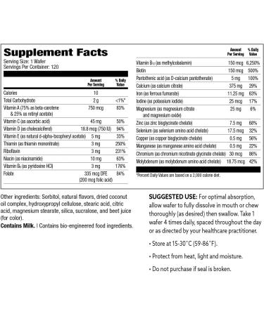 Bariatric Choice All-in-One MultiVitamin with 375mg Calcium Citrate - Very Berry (120ct) - Buy Online on GoSupps.com