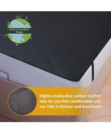 Therapy Equipment Mat - Grounding Mat with Conductive Cable & Breathable Pillow - Sleep Aid & Anxiety Relief (68 x 180cm) - Buy Online on GoSupps.com