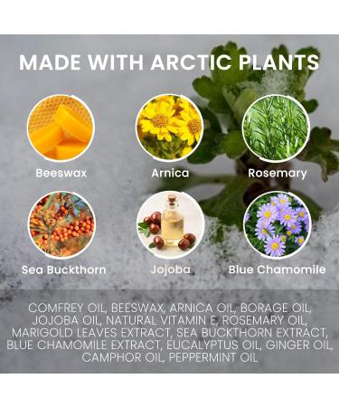 Norse Organics Official Muscle and Joint Balm Muscle and Joint Builder Balm | Comfrey Oil Beeswax Arnica Oil Jojoba Oil Sea Buckthorn Extract for Knee/Elbow/Shoulder/Back/Neck (1 PCS) - Buy Online on GoSupps.com