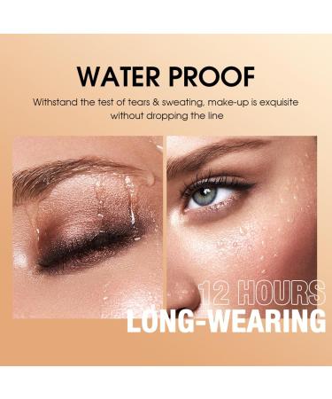 Rose Gold Eyeshadow Stick - High Pigment Waterproof Makeup Pencil Long Lasting Shimmer Cream for Women - Hypoallergenic Eye Highlighter #16 - Buy Online on GoSupps.com