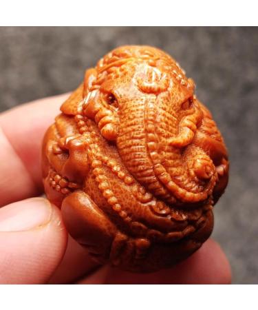 Unbit Ballstretcher & Fitness Handball - Magnetic Stress Relief & Baoding Balls for Hand Exercises - Carved Elephant Design - International Shipping Available - Buy Online on GoSupps.com