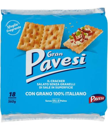  Pavesi 2 Gran Pavesi crackers with less salt 560g + 2 Mulino Bianco crackers with less salt 500g + 2 Doria Doriano crackers with less salt - Buy Online on GoSupps.com