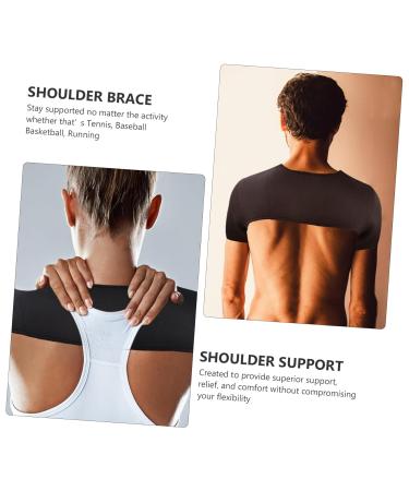 NOLITOY Warm Shoulder Strap Protector - Rotator Cuff Brace & Shoulder Support - Black Stabilizer for Injury Relief & Comfort - Buy Online on GoSupps.com