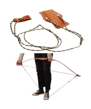 SOPOGER Archery Recurve Bow Stringer Tool Protective Bow String Tool Bow Stringer for Longbow Limbsaver Stringer Tool for Outdoor Hunting Accessories Brown - Buy Online on GoSupps.com