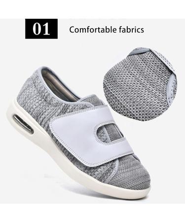 COITROZR Diabetic Walking Shoes for Swollen Feet | Non Slip Orthopedic Large Edema Shoes 44.5EU Blue - Buy Online on GoSupps.com