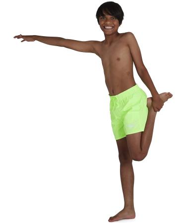 Speedo Boys Essential 13 Swim Trunks - M Zest Green | Best International Shipping - Buy Online on GoSupps.com