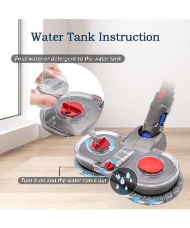 Coodss Dry and Wet Mop Cleaning Head for Dyson V7 V8 V9 V10 V11 Wireless Vacuum Cleaner Accessories Electric Cleaning mop Head Hardwood Floor Attachment - Buy Online on GoSupps.com