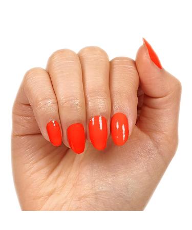 Color Street High Voltage Nail Strips (Neon Orange) - FMN011 - Bold Neon Red/Orange Design - Buy Online on GoSupps.com