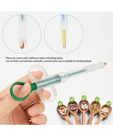 Tablet Feeder 2 Pack for Cats & Small Dogs | Spring Pill Injector & Nursing Shooter for Easy Medicine Delivery - Buy Online on GoSupps.com