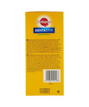 PEDIGREE Denta Stix Fresh Multipack for Medium Dogs (10-25kg) - 4x7 Pieces (720g) - Dental Chews for Fresh Breath & Healthy Teeth - Buy Online on GoSupps.com