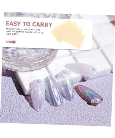 SKISUNO Nails Glue 4 Sheets double sided tape Acrylic display board Manicure tools nail glue tape for nails crystal sticker nail stand for Nail supplies nail tape - Buy Online on GoSupps.com