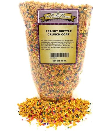 Peanut Brittle Crunch Coat Ice Cream Topping (2 lb. Resealable Zip Lock Stand Up Bag) - Buy Online on GoSupps.com