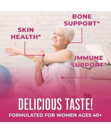 MaryRuth's Women's 40+ Multivitamin - Vegan & Sugar-Free Immune Support | Chasteberry, Hair, Skin & Nails | 60 Gummies - Buy Online on GoSupps.com