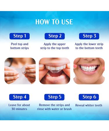 Beautzilla Teeth Whitening Strips | 30-Minute Safe Formula for Sensitive Teeth | Professional Whitening Kit (28 Count) - Buy Online on GoSupps.com