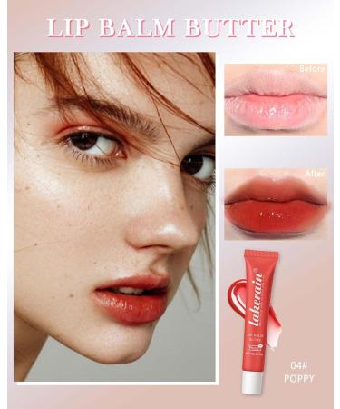 Lip Butter Balm Cherry Red Lip Gloss Shea Butter Tinted Lip Balm Lip Glowy Balm Hydrating Lip Mask Plumping Lip Butter Gloss for Dry Cracked Lips Vegan Glossy Non-sticky Lip Care Moisturizer 04+05 - Buy Online on GoSupps.com