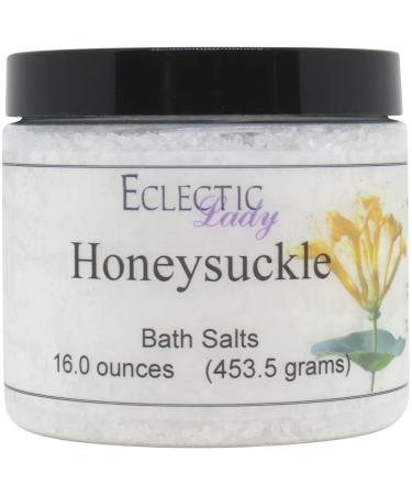 Honeysuckle Bath Salts by Eclectic Lady  16 ounces