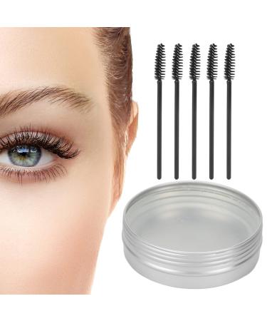 100 g of eyebrow wax Transparent Color Brow Styling Wax Clear Brow Gel Brow Soap with 5PCs brush eyebrow-up tool long-lasting for the daily beauty of the eyebrows