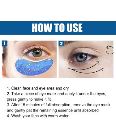 Eye Gels with Natural Marine Collagen & Hyaluronic Pearl Eye Masks for Puffy Eyes Eye Gel Pads for Puffy Eyes Anti Aging Eye Bags for Women Under Eye Patches Fine Lines Eye Bags Puffiness - Buy Online on GoSupps.com