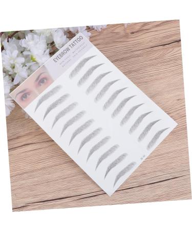 Ipetboom 2pcs Trimming Stick-on False Sticker Natural Eyebrows Make Shape Eyebrow Type Women Lady Tool D Man - Buy Online on GoSupps.com