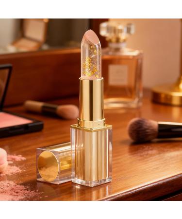 Color Changing Lipstick 35g Gold Foil Tinted Nongreasy Gold Foil Moisturizing Lip Balm for Women Girlfriend Mom Grandma Makeup Beauty Winter Sleep Dating - Buy Online on GoSupps.com