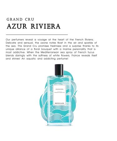 Grands Crus Azur Riviera Eau de Parfum | Aquatic Scent Made in France | Fragrance for Men & Women | Premium Quality Ingredients 0.34 Fl Oz (Pack of 1) - Buy Online on GoSupps.com
