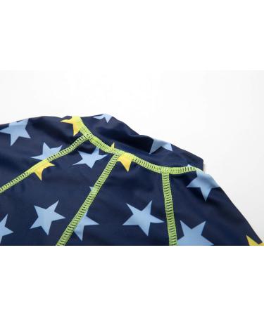 Baby Boys UPF 50+ Sunsuit with Zipper Swimwear & Sun Hat - Navy Star 9-12 Months - Buy Online on GoSupps.com