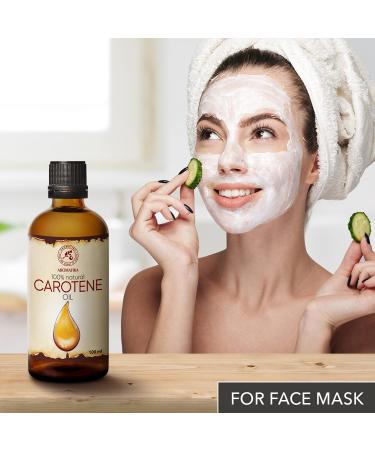 100% Pure Carotene Oil 100ml - Best Natural Care Oil for Skin Hair & Body - International Shipping Available - Buy Online on GoSupps.com