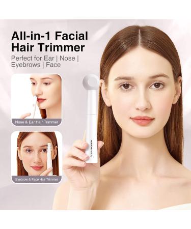 TOUCHBeauty 2024 Upgrade Ear and Nose Hair Trimmer - All-in-One Facial Hair Trimmer for Women 11 000 RPM USB Rechargeable IPX7 Waterproof - Perfect for Face Ear Nose and Eyebrows - Buy Online on GoSupps.com
