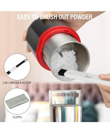 Electric Pill Crusher Grinder for Small or Large Pills - Medication & Vitamin Tablets to Fine Powder - Pill Pulverizer for Feeding Tube, Kids, Pets - Includes Brush, Spoon, Cloth - Buy Online on GoSupps.com