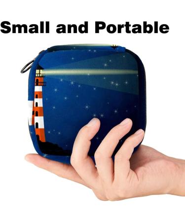 Shop Aesthetic Nautical Storage Bags for Women - Portable Menstrual Patch Pocket & Bandage Holder - Perfect for School & Office - Buy Online on GoSupps.com