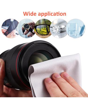20pcs Deerskin Cloth Eyeglass Cleaning Kit - Premium 15x18cm Lens Wipes for Glasses & Screens - Buy Online on GoSupps.com