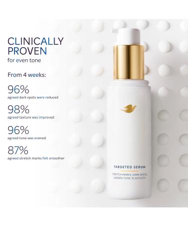 Dove Targeted Serum for Stretch Marks & Dark Spots - Nourishing Skin with Niacinamide Collagen & Tone Balance - 3.2 oz - Buy Online on GoSupps.com