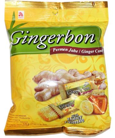 Original Gingerbon - Honey Lemon Ginger Candy Pack of 3 (3x125g) - Buy Online on GoSupps.com