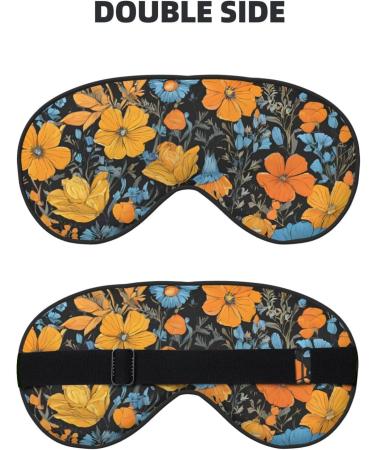 Sleep Mask Eye Covers for Men & Women - Reusable Soft Blackout Masks for Better Sleep Travel & Camping - Hippie Pattern Gifts - Buy Online on GoSupps.com