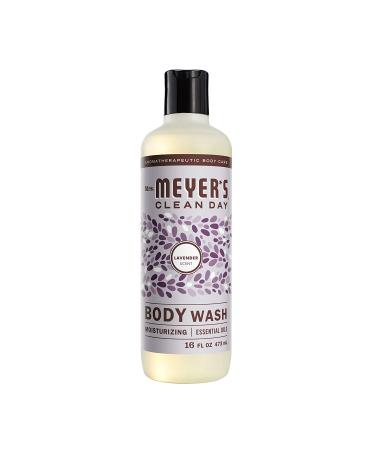 Mrs. Meyer's Lavender Body Wash 16 oz - Moisturizing & Biodegradable Shower Gel for Men & Women - Buy Online on GoSupps.com