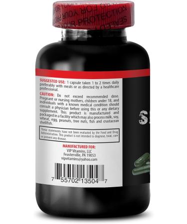 SPIRULINA Capsules - Spirulina for Natural Support Spirulina Wellness Blend Organic Spirulina Plant-Based Nutrition Simple Nutrition Clean Nutrition Everyday Immune Support 3Bot - Buy Online on GoSupps.com