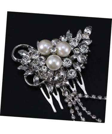DOITOOL Wedding Hair Clip Hair Accessories for Kids Wedding Bridal Hair Comb Bridal Hair Clip Heart Hair Clip Korean Hair Clips Bridal Hair Accessories Hair Pin Headgear Crystal Child - Buy Online on GoSupps.com