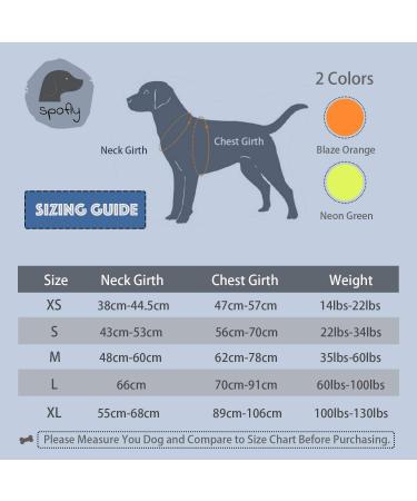Spofly Neon Yellow Dog Vest - High Visibility Safety Jacket for Hunting & Outdoors | XS Size with Velcro Fastener - Buy Online on GoSupps.com