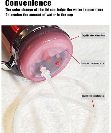 Spill Proof Cups for Adults Choke Proof Adult Sippy Cup for Elderly Spill Proof 1.2m Long Straw Insulation Stainless Steel Convalescent Feeding Cup for Elderly Disabled Patient - Buy Online on GoSupps.com
