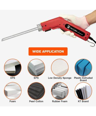 RONGTER Foam Cutter Pro Electric Hot Knife (200W) - Styrofoam Cutting Tool with Blades for Engraving & DIY Handmade - Buy Online on GoSupps.com