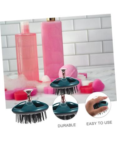 Kombiiuda Shampoo Comb - Daily Scalp Massager & Peeling Brush | 9x8cm Green for Home & Hotel Use - Buy Online on GoSupps.com