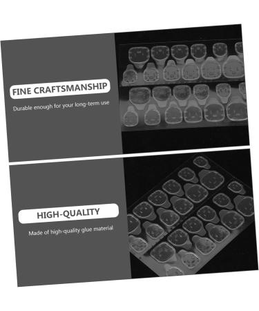  Housoutil Housoutil 15 Sheets Nail Jelly Glue False Nails Glue for Nail Charms Waterproof Labels Stickers for Nail Art Stickers Nail Art - Buy Online on GoSupps.com