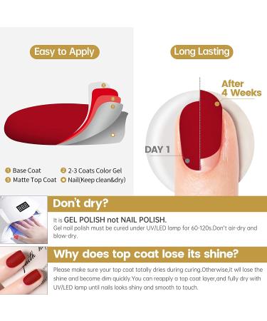YTD Likomey Gel Nail Polish Matte Top Coat 15ML - Long Lasting Soak Off UV No Wipe Velvet, Salon Quality Clear Gel for DIY Manicure - 0.5 Fl Oz - Buy Online on GoSupps.com