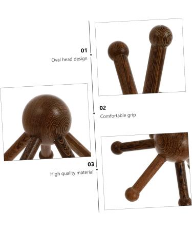 Gleavi 3 STK Wood Claw Massage Device | Deep Tissue Head Massager & Hair Scratcher | International Shipping Available - Buy Online on GoSupps.com